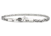 SILK Jewellery - Zilveren Armband - Connect - 151.18 - Maat 18