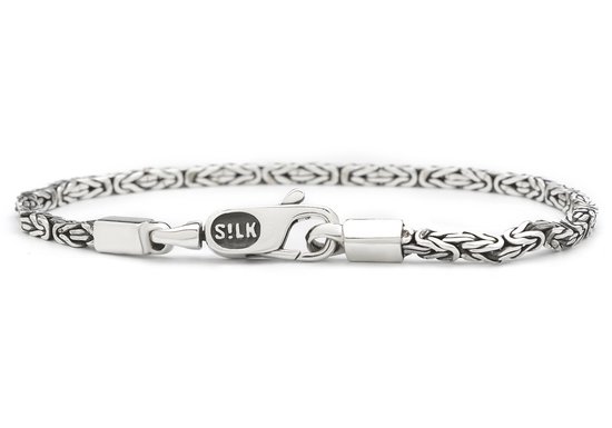 SILK Jewellery - Zilveren Armband - Connect - 151.18 - Maat 18,0