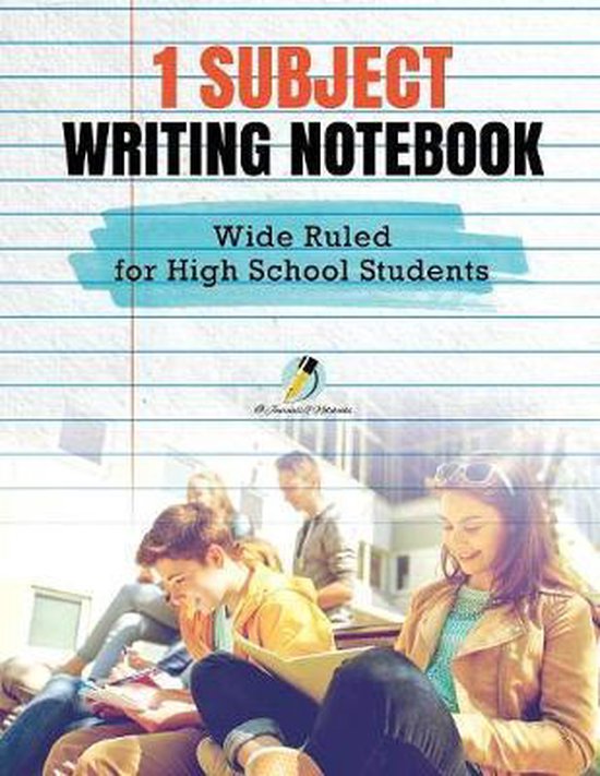 1 Subject Writing Notebook Wide Ruled for High School Studen ... - cover