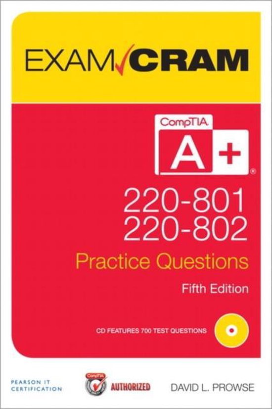 Comptia A+ 220-801 And 220-802 Practice Questions Exam Cram - cover