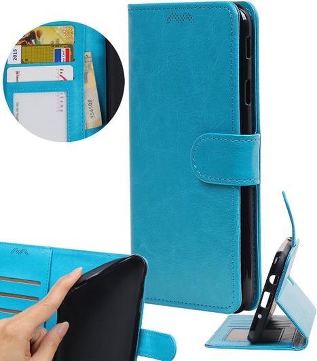 BestCases.nl Turquoise Portemonnee booktype hoesje Samsung Galaxy S6 Edge G925F