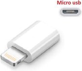 Micro USB Adapter Vrouw naar Man Aluminium Converter Adapter voor iPhone 6 6 s 7 8 Plus voor iPad