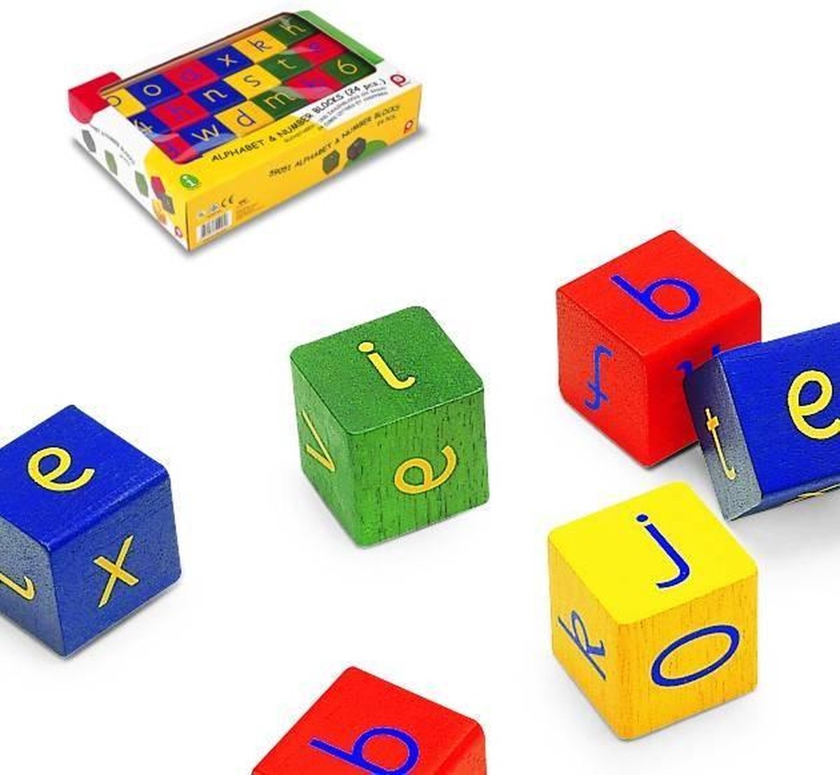 Janod - Blokken met letters en cijfers