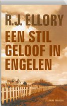Boek "Een Stil Geloof In Engelen" van R.J. Ellory. Kaal, met kerkhof en lucht.