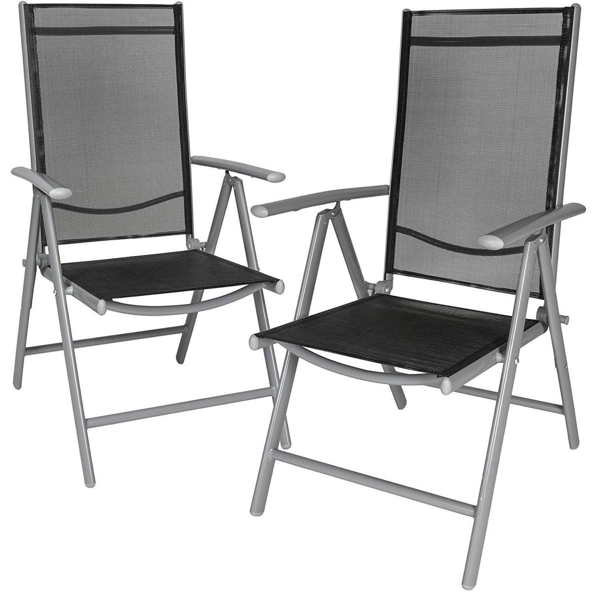 | Tuinstoel campingstoel inklapbaar 7 standen lichtgewicht aluminium klapstoel