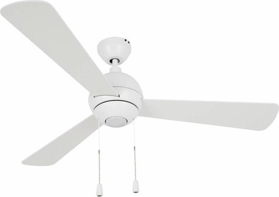 Plafondventilator wit 122 cm Lucci Air Bordono energiezuinig stil model