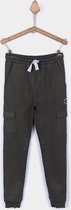 Tiffosi-jongens-broek, sweatbroek, sweatpants-Qeuiros-kleur: leger groen-maat 128