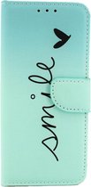 Xssive Hoesje voor Apple iPhone X / iPhone XS - Book Case - Smile