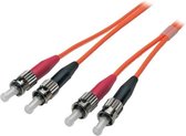 EFB Elektronik O6013.3 Glasvezel kabel 3 m OM2 ST Oranje
