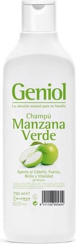 MULTI BUNDEL 3 stuks Geniol Green Apple Shampoo 750ml