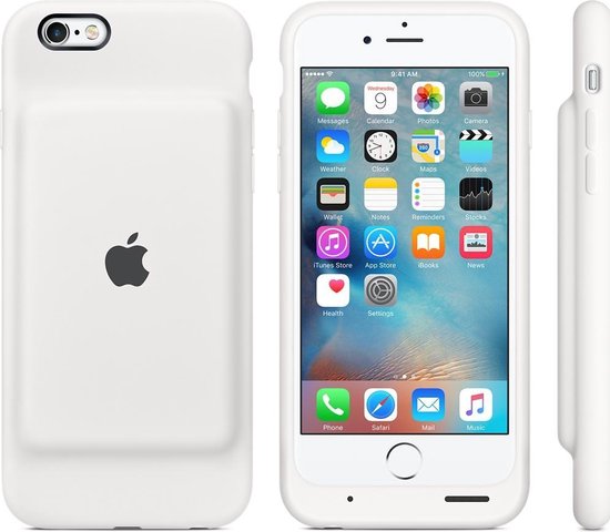 Geleend tolerantie Wacht even Apple Batterij Case voor iPhone 6/6s - Wit | bol.com