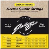 Ensemble de 6 cordes de guitare électrique enroulées en nickel - Jauge légère