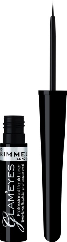 Rimmel London Glam'Eyes Professional Liquid Eyeliner - Black Glamour