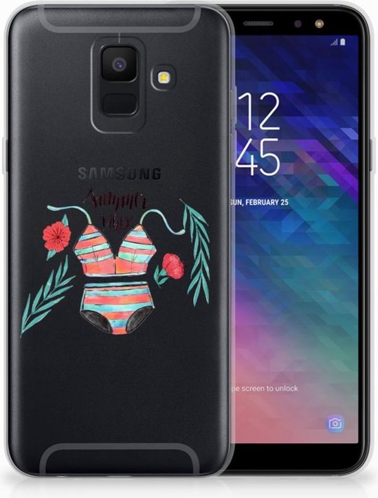 Geschikt voor Samsung Galaxy A6 (2018) Uniek TPU Hoesje Boho Summer