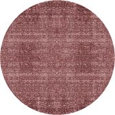 Carpet Washed cotton round warm red