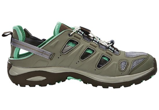 Salomon Ellipse Cabrio sandalen Dames grijs/olijf Maat 39 1/3 | bol.com