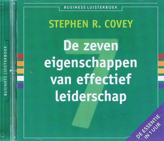 Cover van het boek 'De zeven eigenschappen van effectief leiderschap' van  Covey