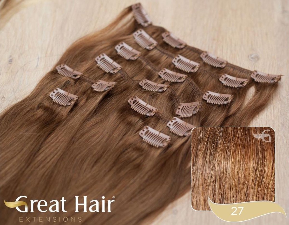 Great Hair Full Head Clip In - 40cm - straight - #27