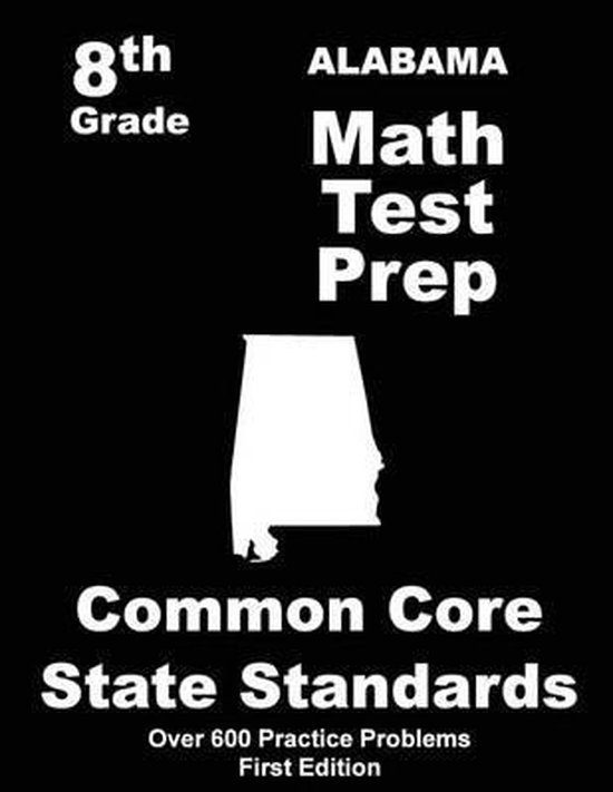 Alabama 8th Grade Math Test Prep - cover