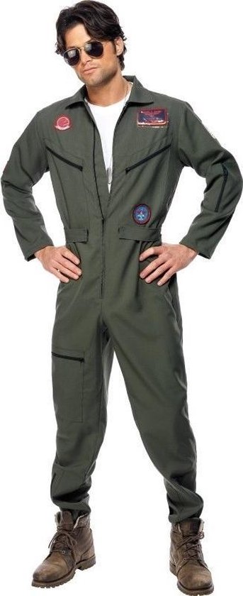 Straaljager piloten jumpsuit / kostuum voor heren  52/54