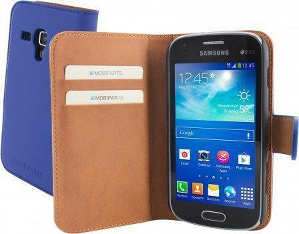 Mobiparts Premium Wallet Case Samsung Galaxy Trend (Plus) Blue