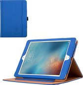 iPad 9.7 2017 Hoes Book Smart Case Cover met Apple Pencil Houder - Blauw