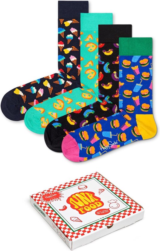 Happy Socks Junkfood Giftbox - Maat 41-46 | bol.com