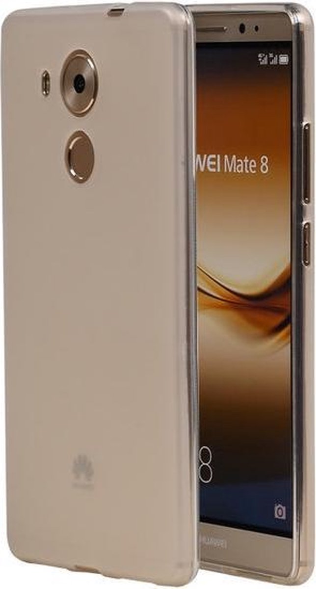 Huawei Ascend Mate 8 TPU Hoesje Transparant Wit