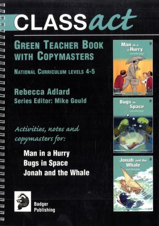 Class Act Green Teacher Book with Copyma - cover