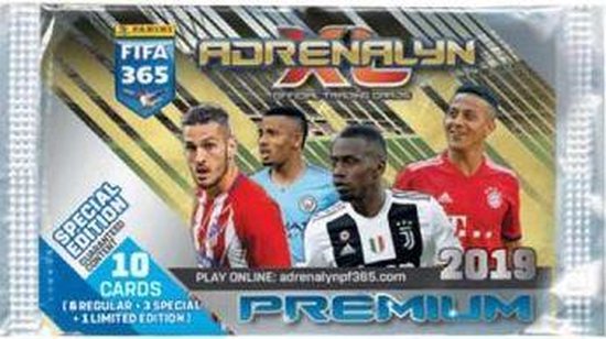 Afbeelding van het spel Panini booster Premium Adrenalyn XL FIFA365 2018/2019