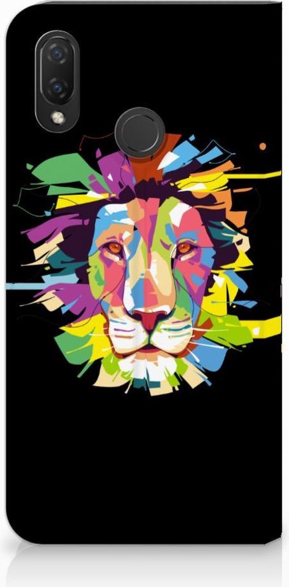 Huawei P Smart Plus Magnet Case Lion Color