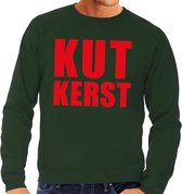 Foute kersttrui / sweater Kutkerst groen voor heren - Kersttruien M (50)