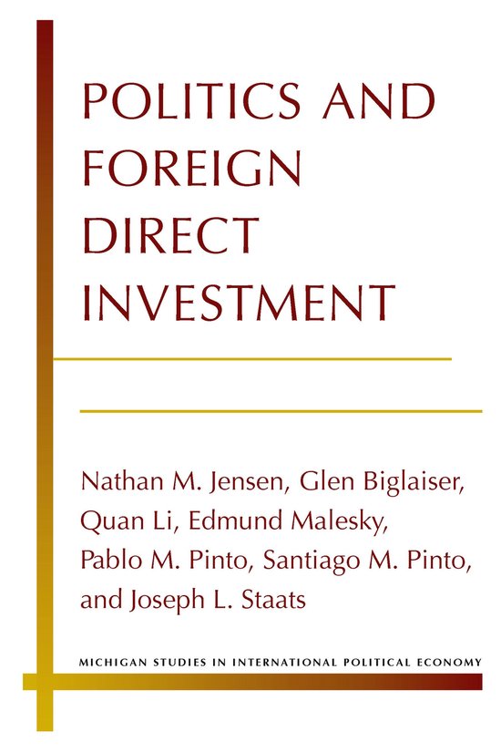 Politics and Foreign Direct Investment - cover