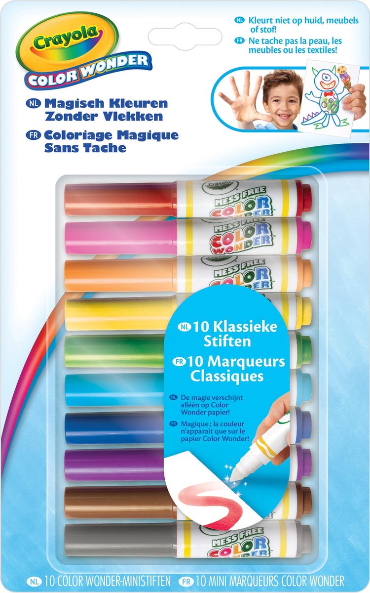 Kleur wonderboeken zonder stiften