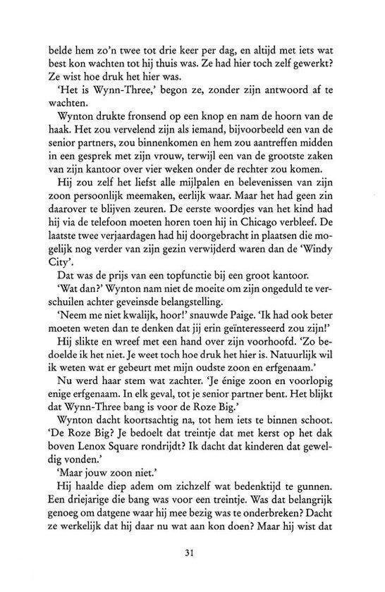 Boekpagina met tekst over een ontmoeting met een man, de tekst in het Nederlands.