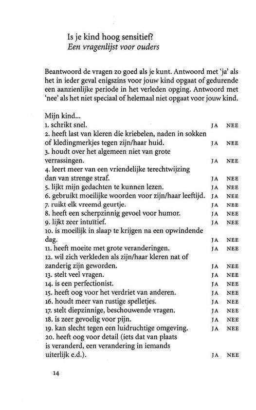 Het hoog sensitieve kind