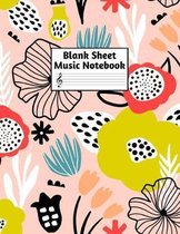 Blank Sheet Music Notebook