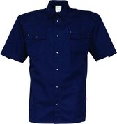 Havep 1654 Hemd korte mouw Marine maat M