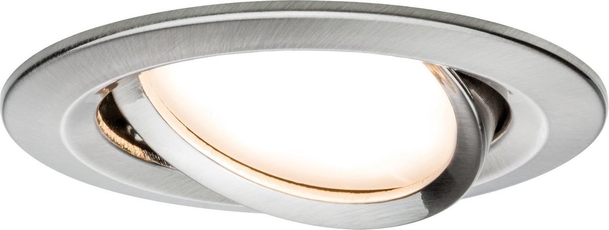 LED-inbouwlamp Paulmann Coin Slim 93877 LED vast ingebouwd N/A Vermogen: 6 W Warmwit N/A