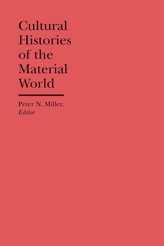 Cultural Histories of the Material World - cover
