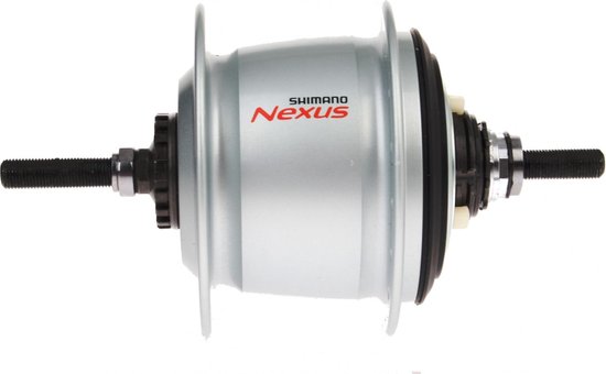 Shimano Nexus 8v Naaf Achter Rollerbrake Kaal Zilver 36 Gaats |
