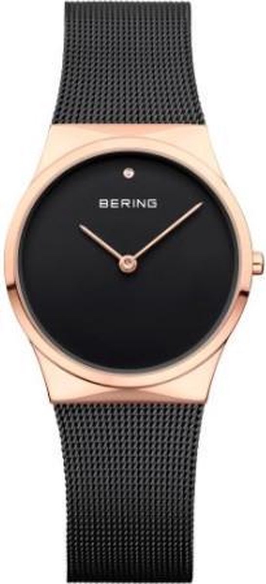 BERING 12130-166 - Horloge - Staal - Rosékleurig - 30 mm