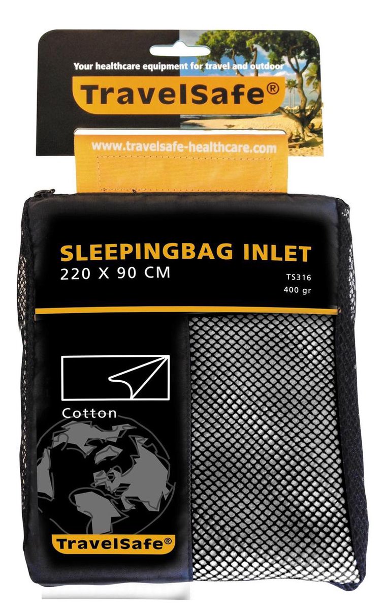 Travelsafe Cotton Inlet - Deken - 1pers. - Beige/ Brown