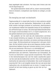 Pagina met tekst over de mengeling van taak- en doelwerk en de rol van medewerkers.