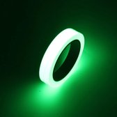 Lichtgevende Tape - Glow In The Dark Reflecterende Plakband - 10 Meter Wit / Groen