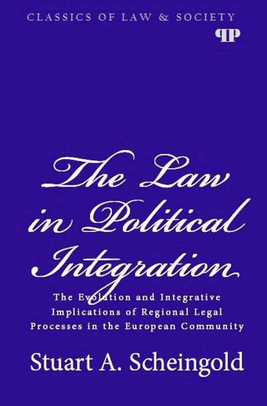 The Law in Political Integration - cover