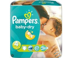 Pampers Baby luier Baby Dry Maat 4 - 200 stuks