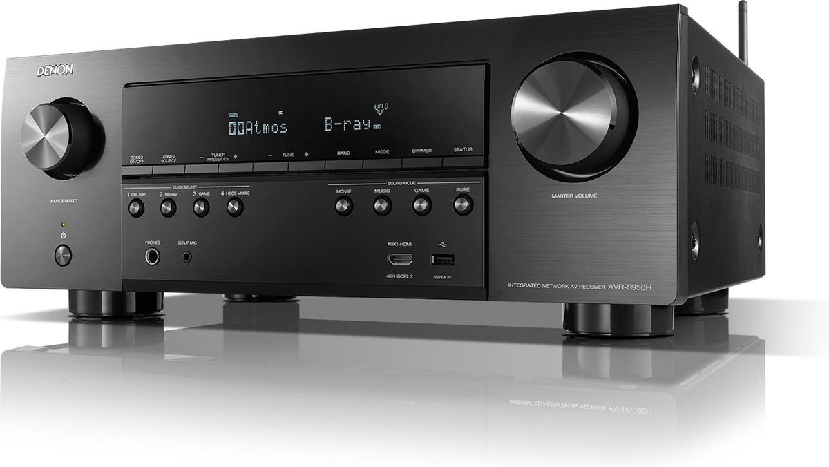 bol.com | Denon AVR-S950H - 7.2-kanaals AV-receiver met WiFi en