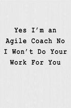 Yes I'm an Agile Coach No I Won't Do Your Work For You