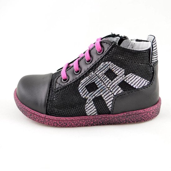 Zwarte- leren - meisjes - schoenen - Maat 20 | bol.com